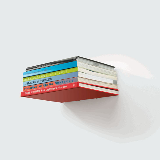 invisible bookshelf