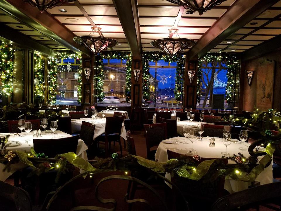Boulevard restaurant with view