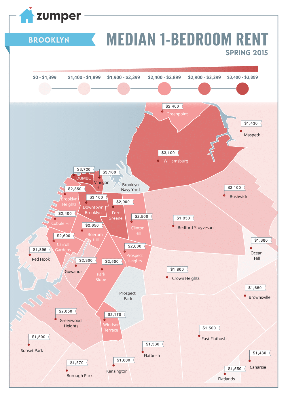 Brooklyn_MonthlyPriceMedianMap_Spring2015