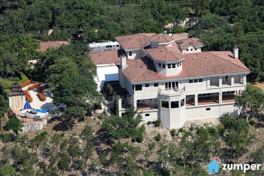 General views of Matthew McConaughey's home in Austin, Texas, where he is reportedly preparing to marry Camila Alves. Friends and family were seen playing some of the many games on offer and relaxing in the grounds of McConaughey's sprawling Texas estate ahead of their rumored wedding later today. Special air conditioned tents for the guests to sleep in were clearly visible, along with a stage with a drum set next to some tables. There was also marquees set up in the yard, and plenty of staff on hand to help out. Pictured: GV's of Matthew McConaughey's home grounds Ref: SPL404143  090612   Picture by: Breedo/Deano/Splash News Splash News and Pictures Los Angeles:	310-821-2666 New York:	212-619-2666 London:	870-934-2666 photodesk@splashnews.com 