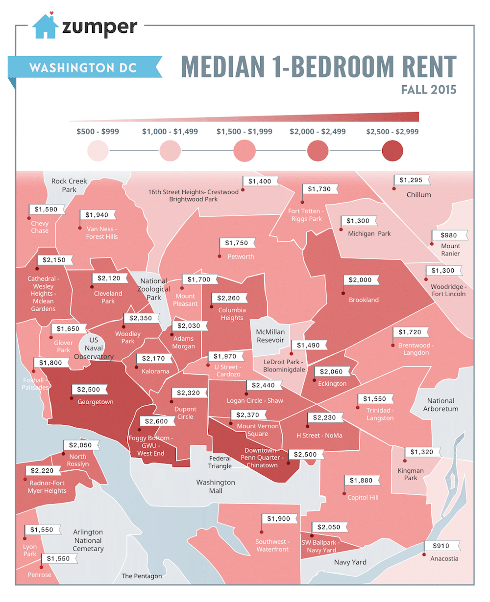 Washington DC - Fall 2015 Map
