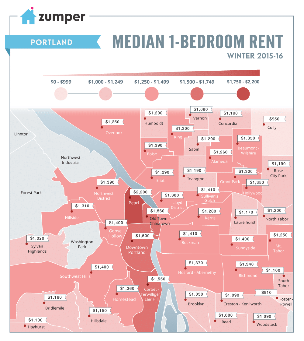 Portland_MonthlyPriceMedianMap_Winter2016