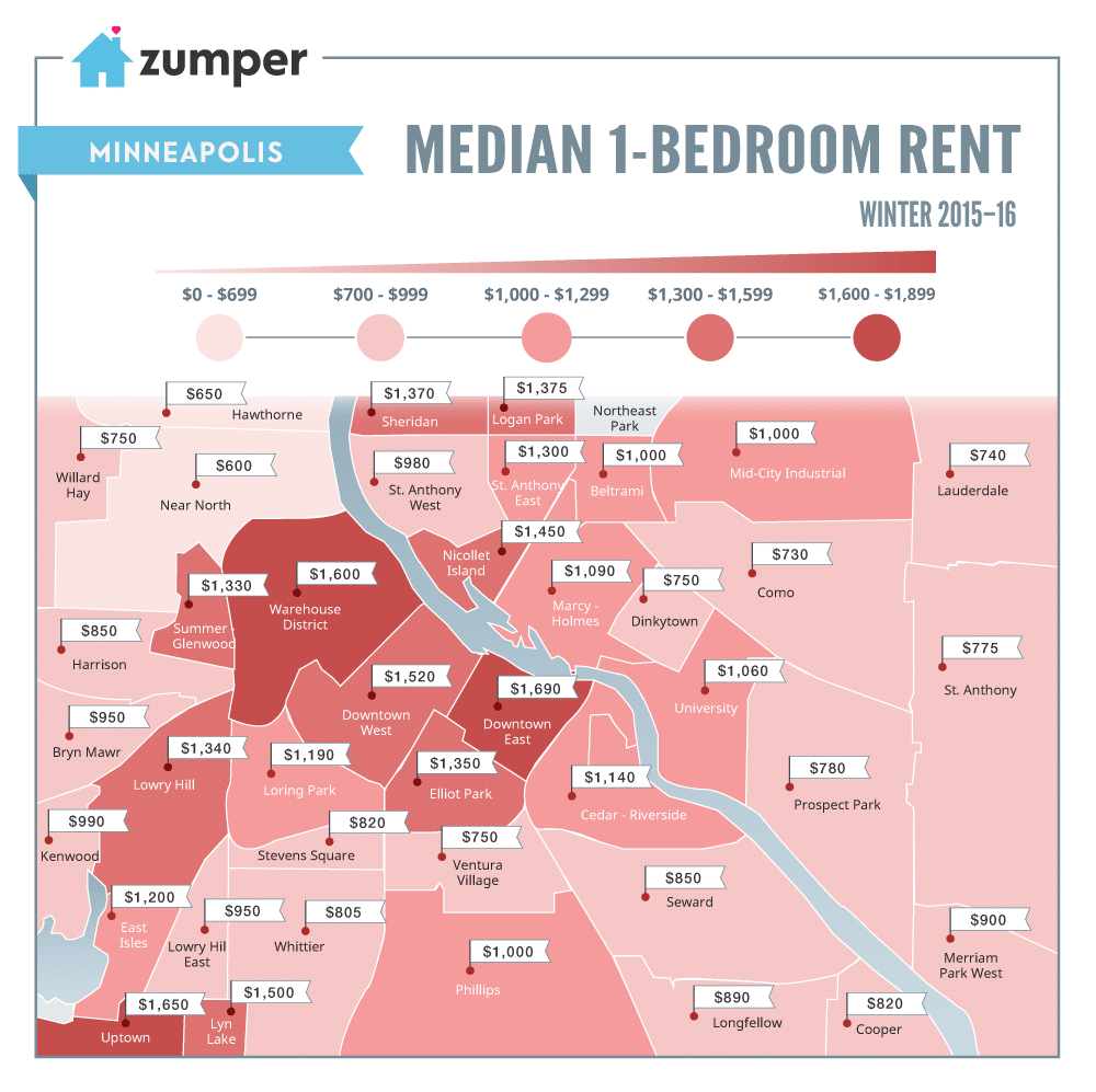 Minneapolis_MonthlyPriceMedianMap_Winter2016