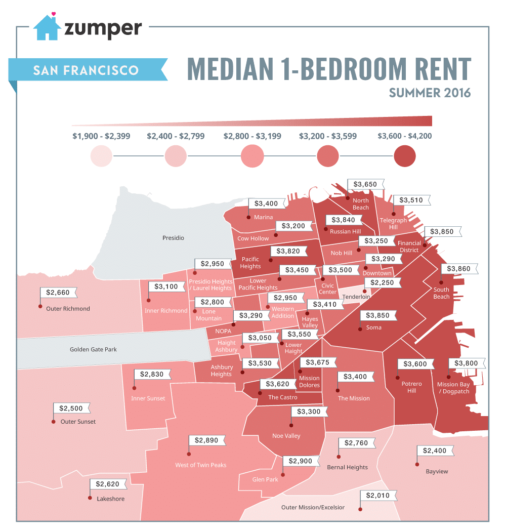 SanFrancisco_MonthlyPriceMedianMap_Summer2016