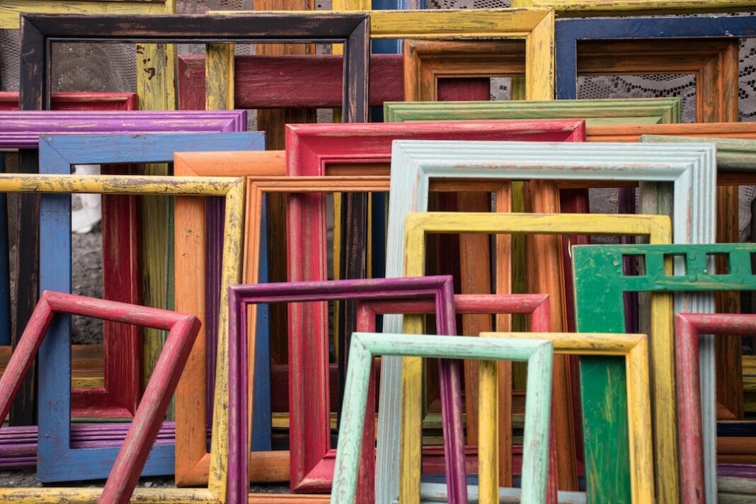 painted picture frames