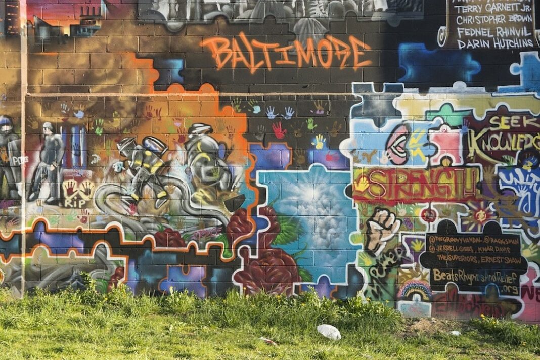 street art with baltimore