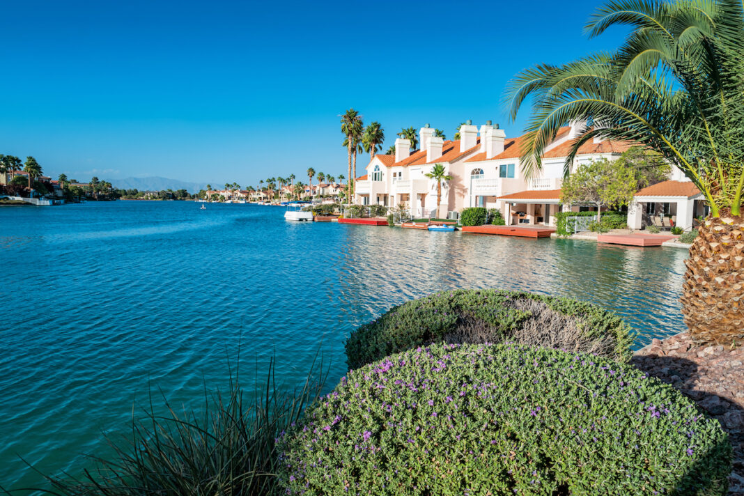 photo of a house on the waterfront