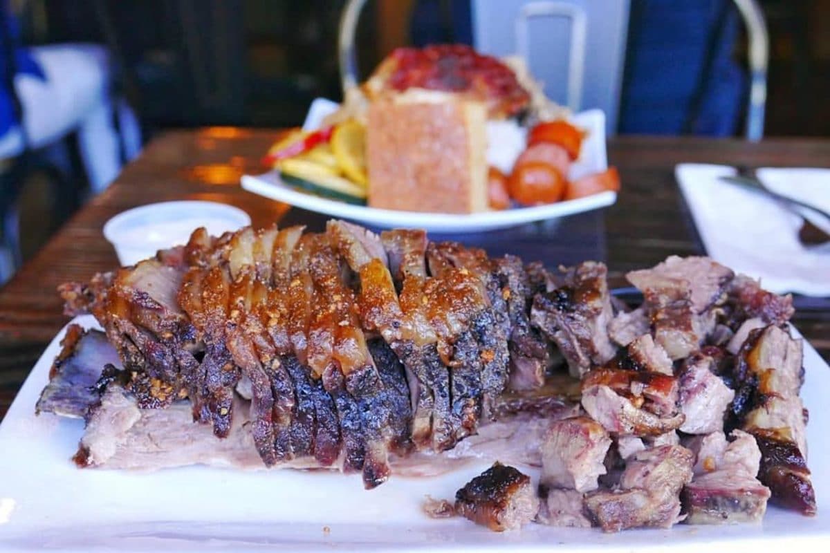 Meat on a plate