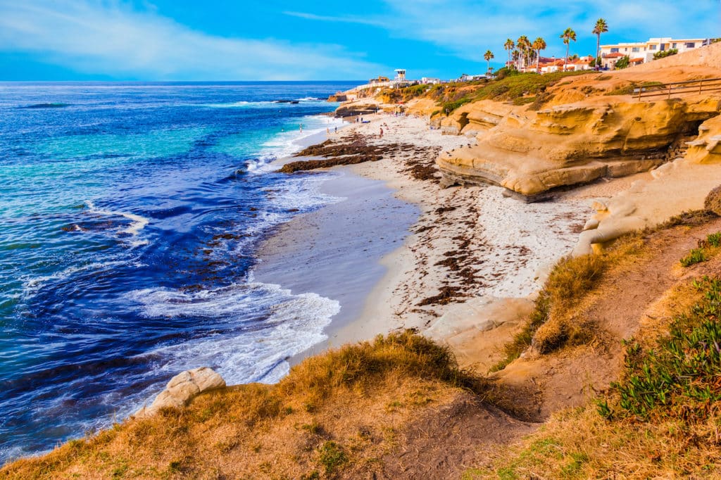 san diego beach and coastline