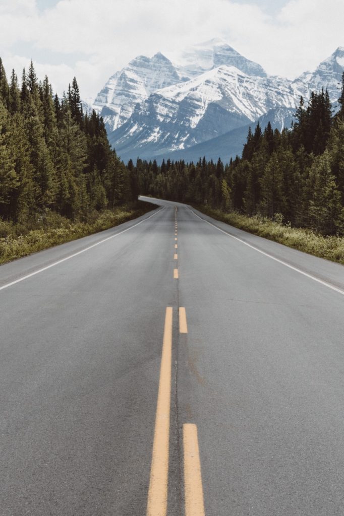 road trip mountains