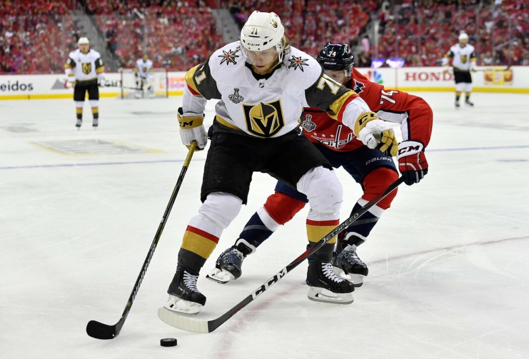 photo of golden nights hockey player