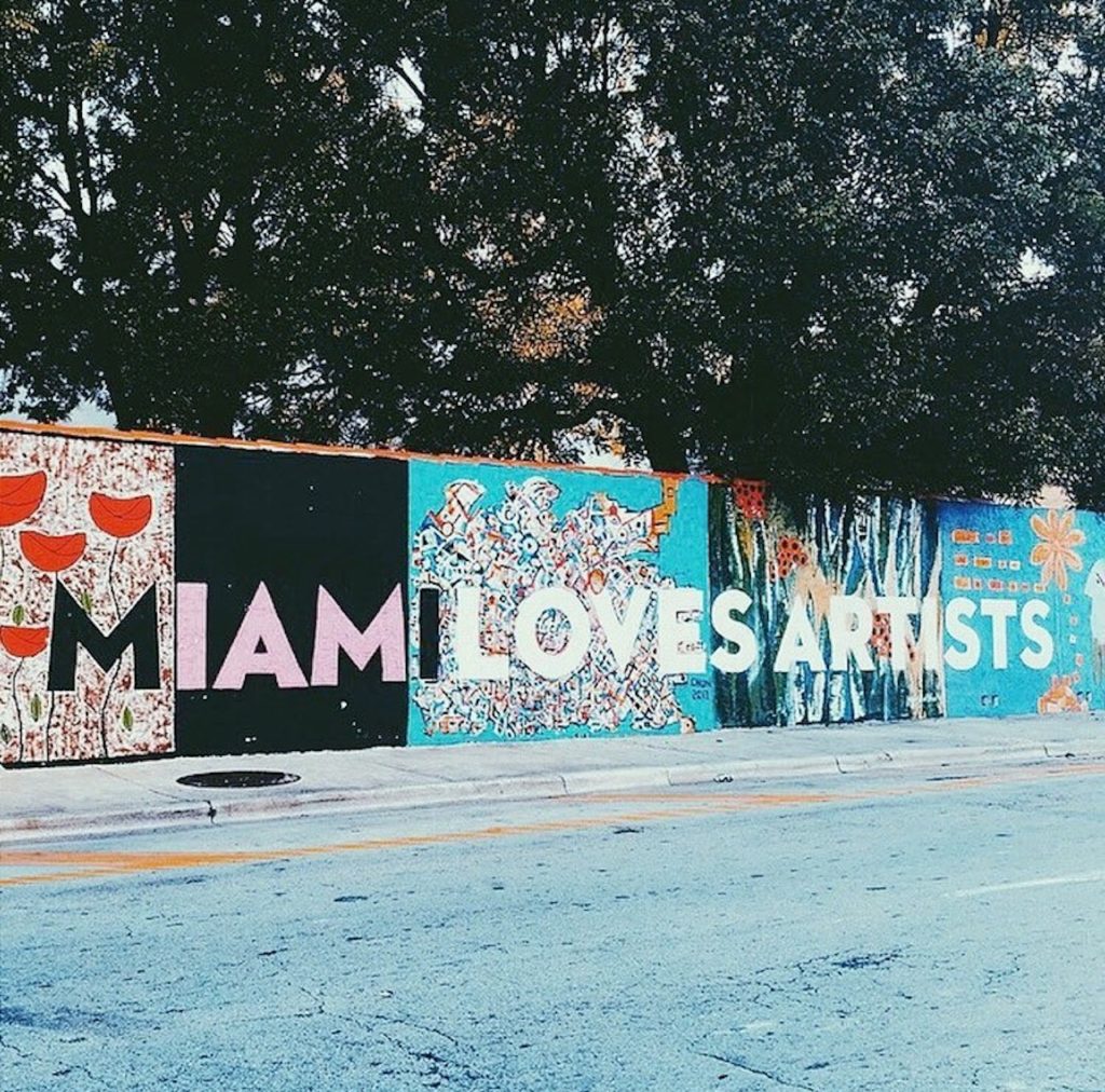 Street art in Miami. 