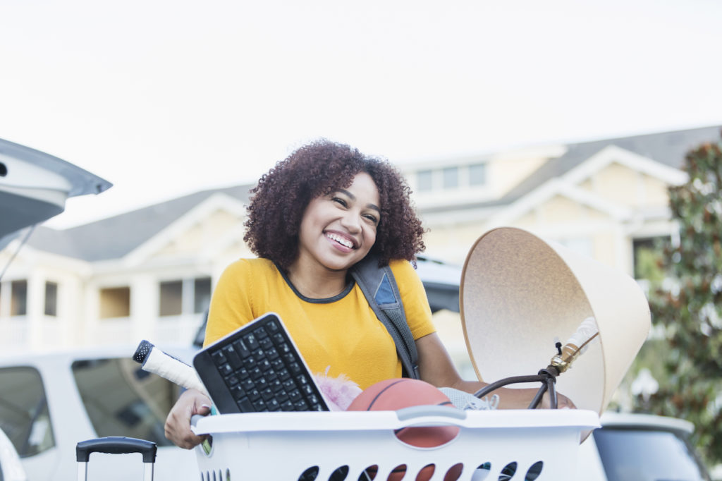 first-time renter on move-in day