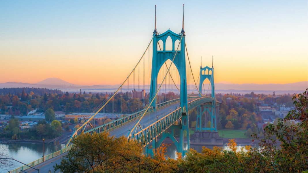 Bridge in the Northwest District of Portland, OR