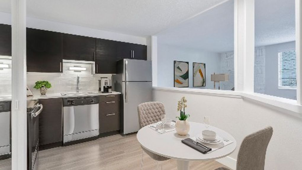 furnished interior of apartment in Denver 