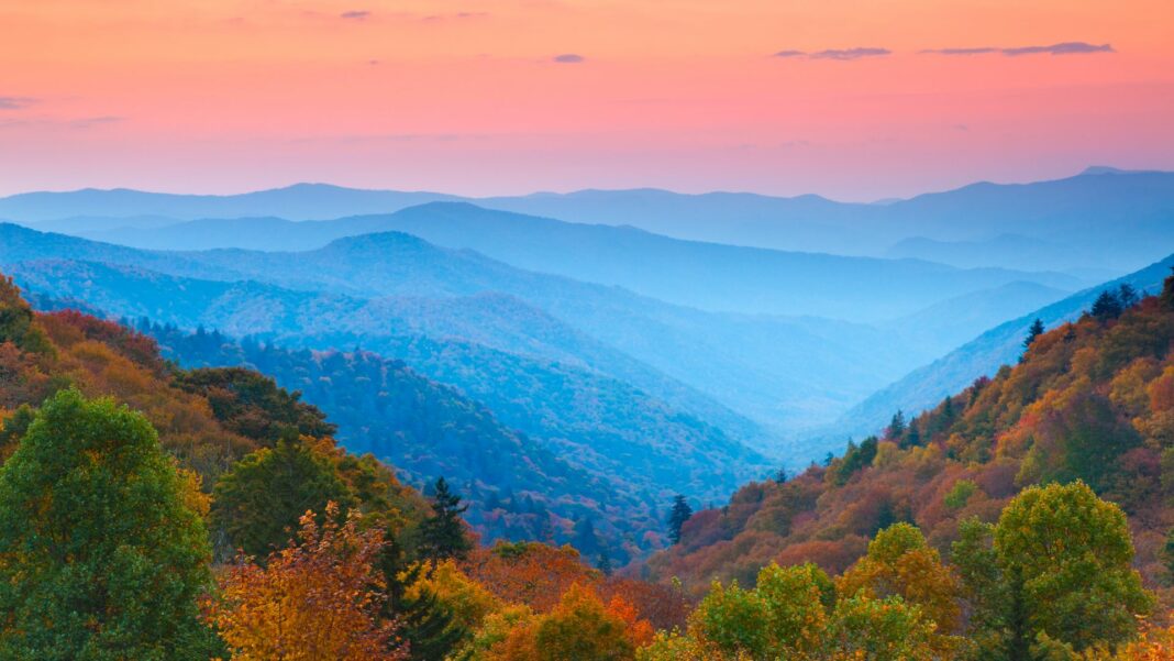 view of Great Smokey Mountains National Park