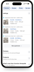Google Listing Syndication - Mobile